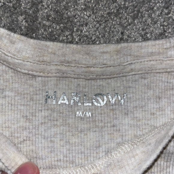 Light Grey Butterfly Detail Baby Tee - Size M - Picture 5 of 5